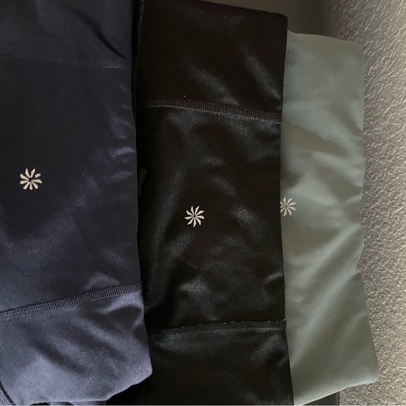 Set of Three Athleta Elation Ultra High Rise XS in Black, Grayish ,and Navy - Picture 7 of 10